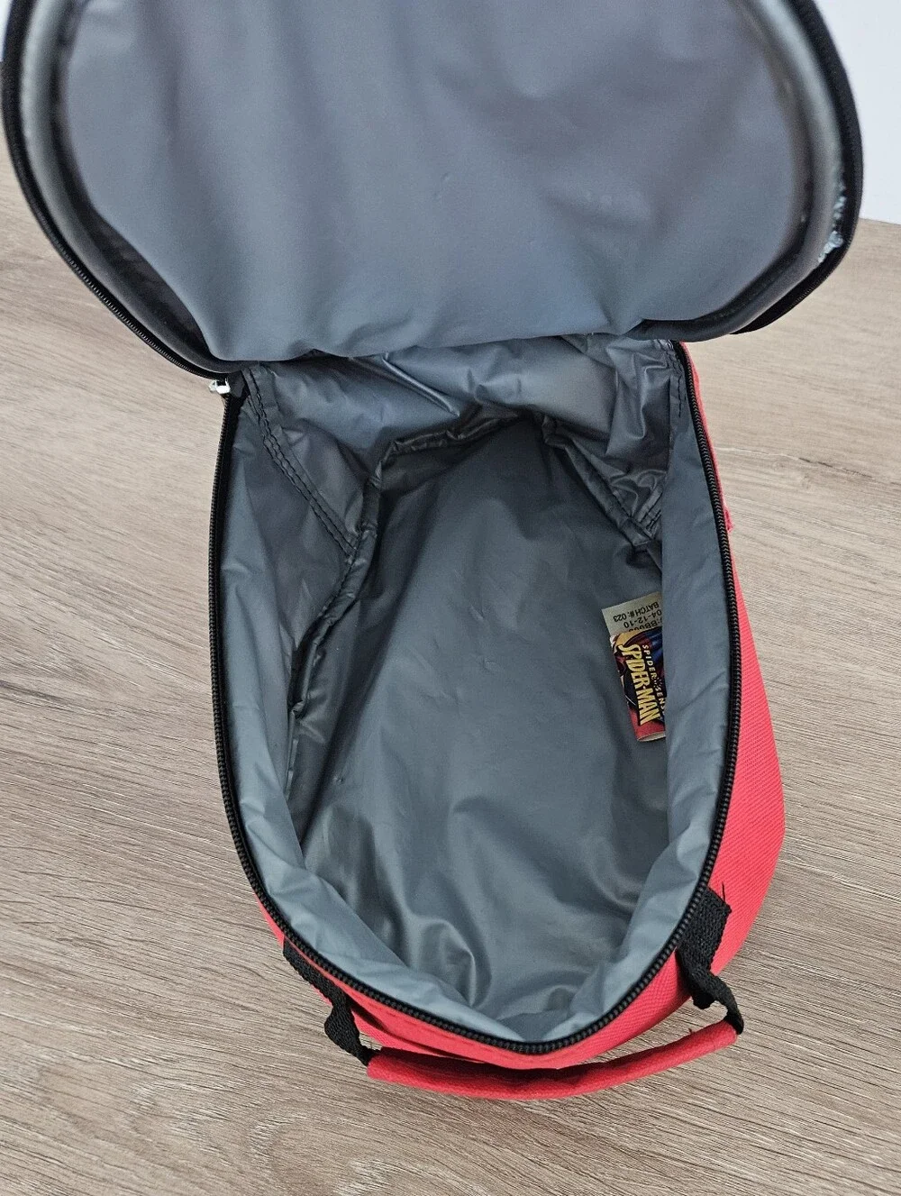 Spider-Man Red Kids Lunch Bag - PVC Front